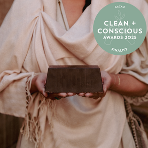 Ceremonial Cacao | Organic Wild-Grown Peruvian Criollo Non-Gmo | 600g Solid Block