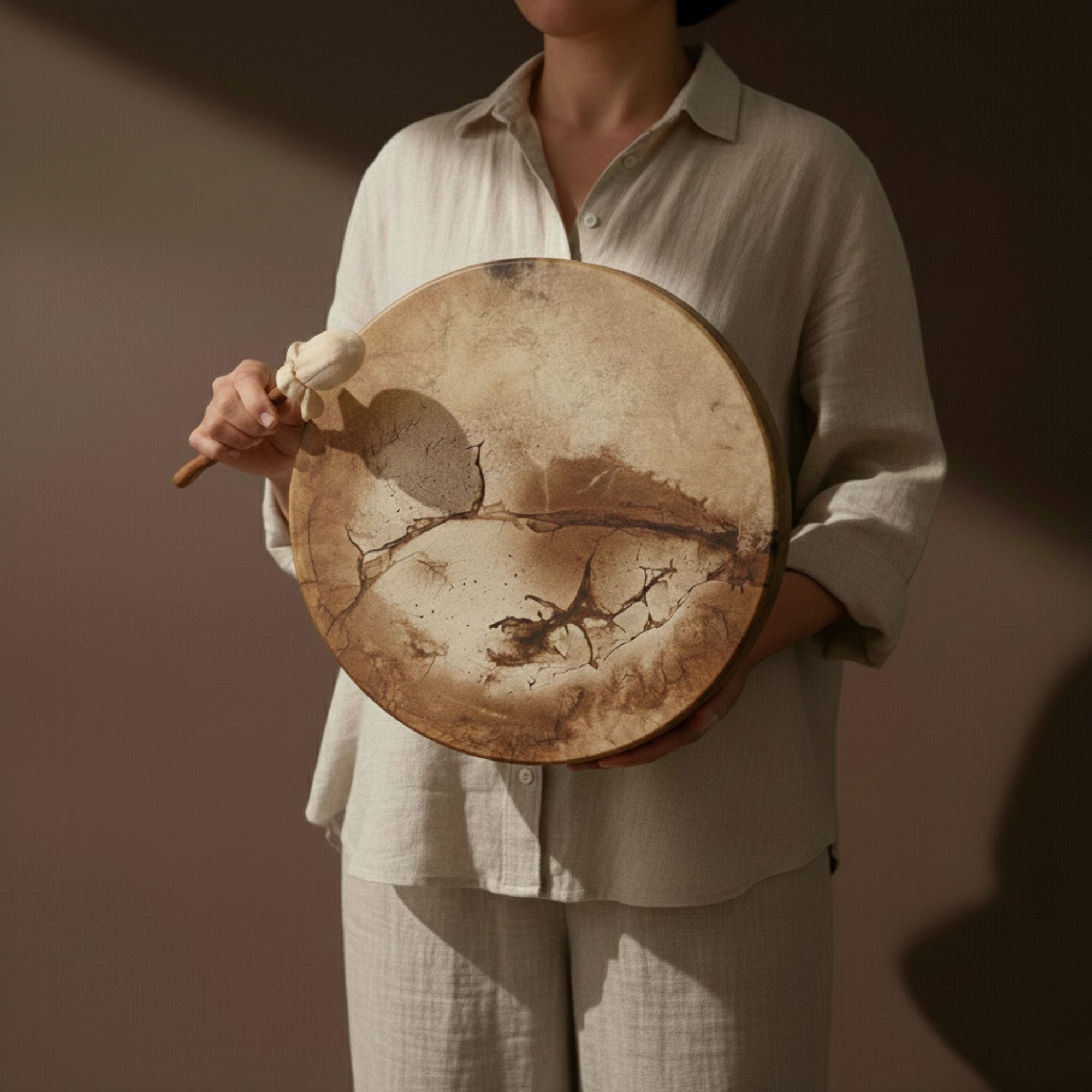 15 Inch Native American Shamanic Drum