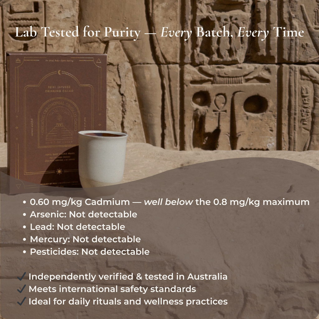 Ceremonial Cacao | Organic Wild-Grown Peruvian Criollo Non-Gmo | 1kg Bag Pre-Chopped