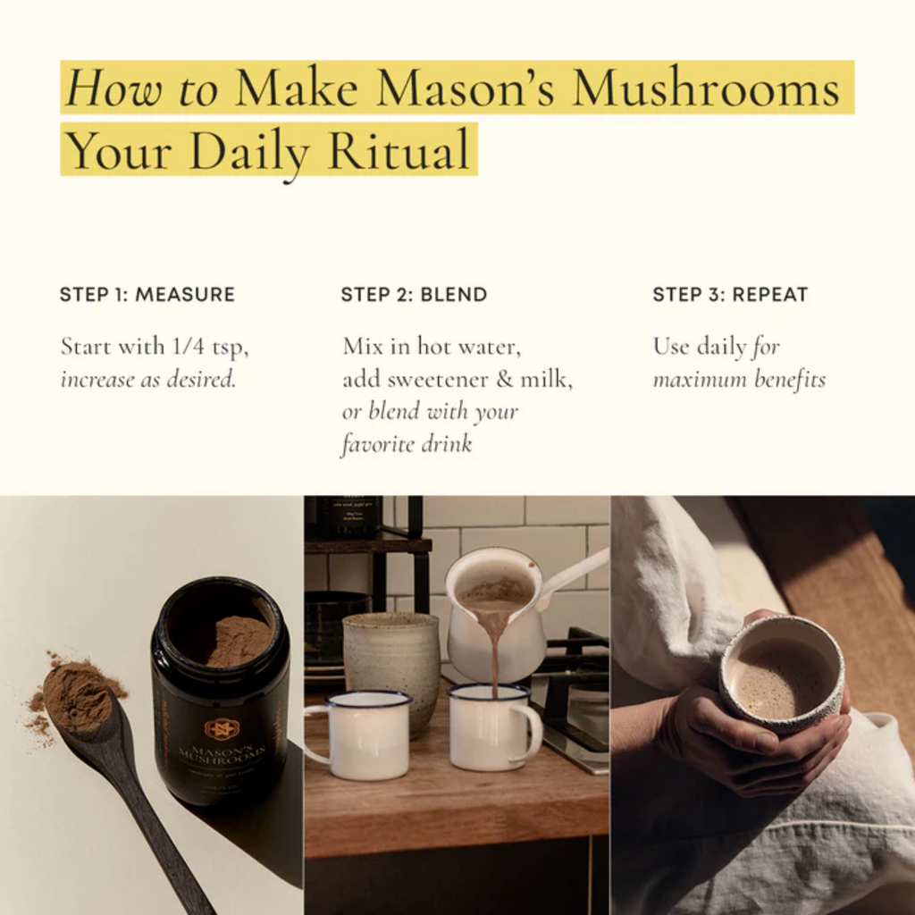 Masons Mushrooms 100g | Immune & Gut Tonic | SUPERFEAST