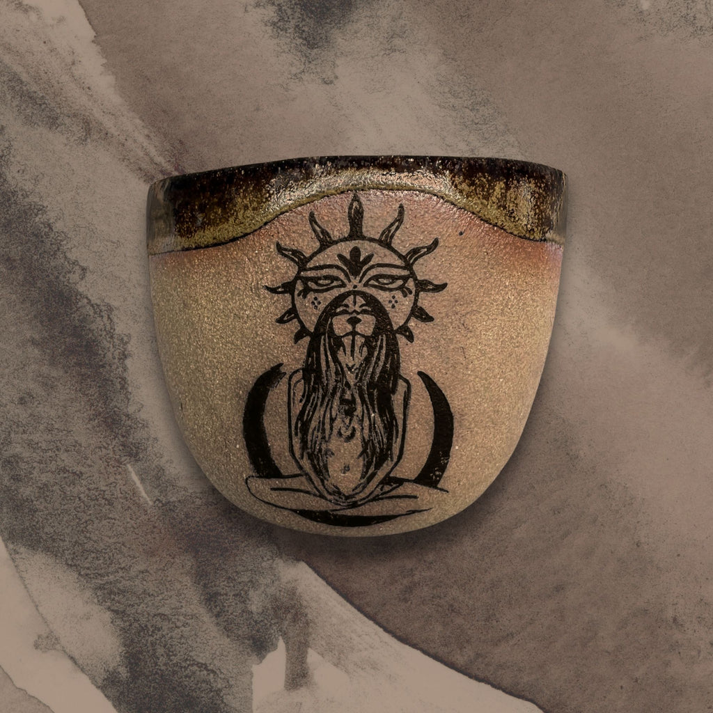 New Life | Hand Made Wild Clay Ceramic Mug 400ml