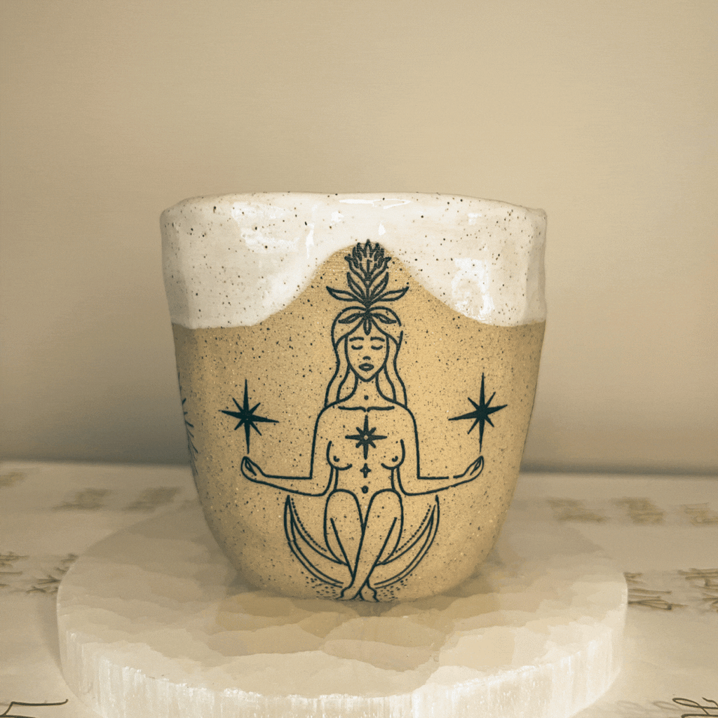 The Sun, Moon & Stars | Hand Made Ceramic Mug 250ml