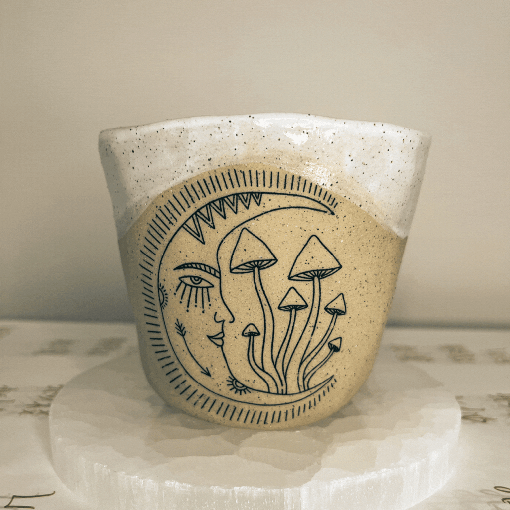 Mushroom Magic | Hand Made Ceramic Mug 250ml