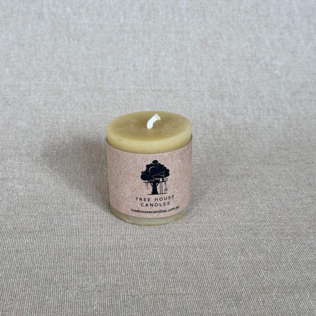 Small Mini Pillar Candle 11-Hour Burn Time | 100% Pure Australian Beeswax 67g