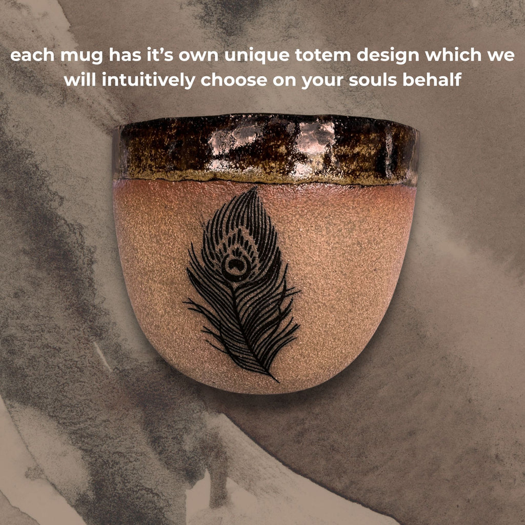 Triple Goddess | Hand Made Wild Clay Ceramic Mug 400ml