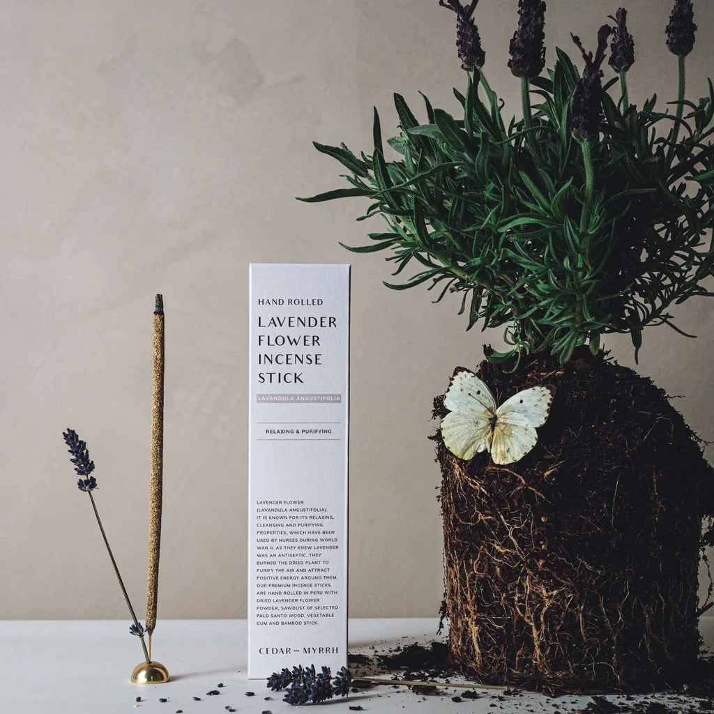 Lavender Hand-Rolled Incense Stick